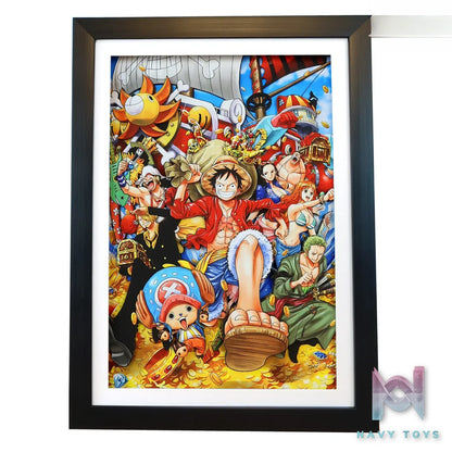 KALA HOME Studio – One Piece Multiple Characters #06 3D Decorative Painting One Piece