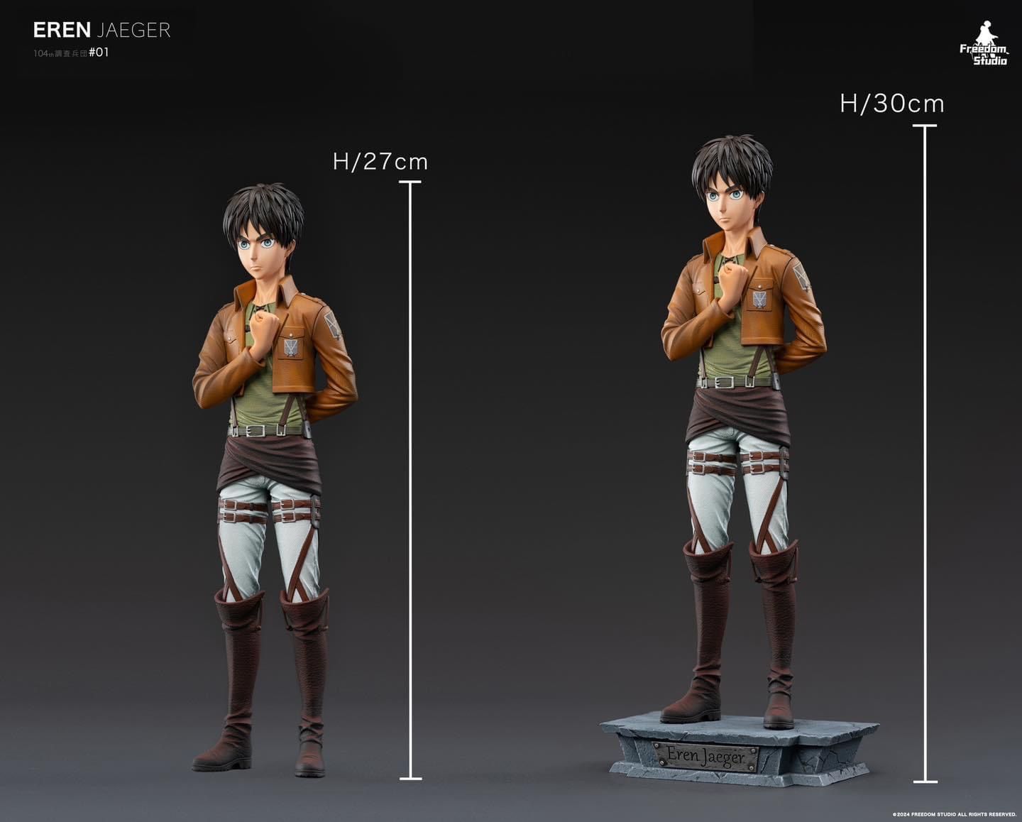 Eren Jeager - Attack On Titan - Freedom Studio resin statue freedom studio anime figure