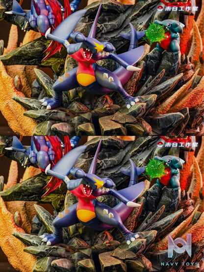 Garchomp Evolution - Pokemon - WB Studio resin statue WB Studio anime figure