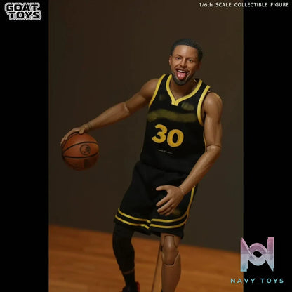 Goat Toys studio – NBA 1/6 Stephen Curry GSW City Edition GT Fine Coating Set Double Head Set