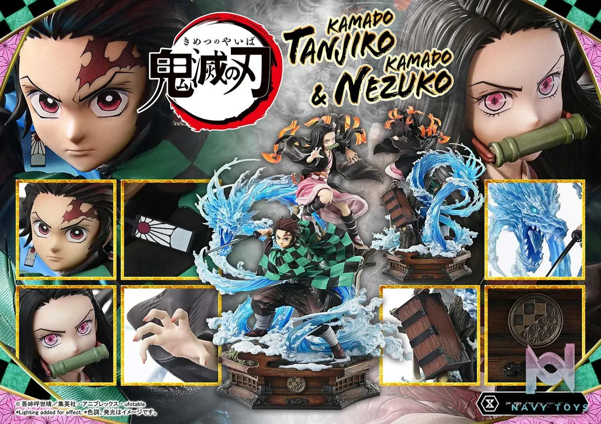 Prime 1 Studio – Demon Slayer: Kimetsu no Yaiba Kamado Tanjiro & Kamado Nezuko CMDSKY-01 CMDSKY-01UT CMDSKY-01UTS (Licensed)