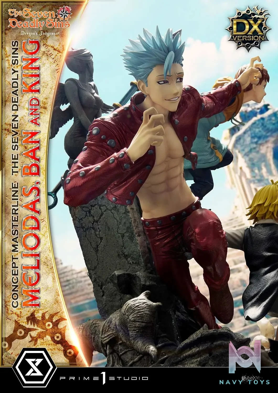 Prime 1 Studio – Concept Masterline The Seven Deadly Sins Meliodas, Ban and King CMNTZ-01 CMNTZ-01DXS (Licensed)