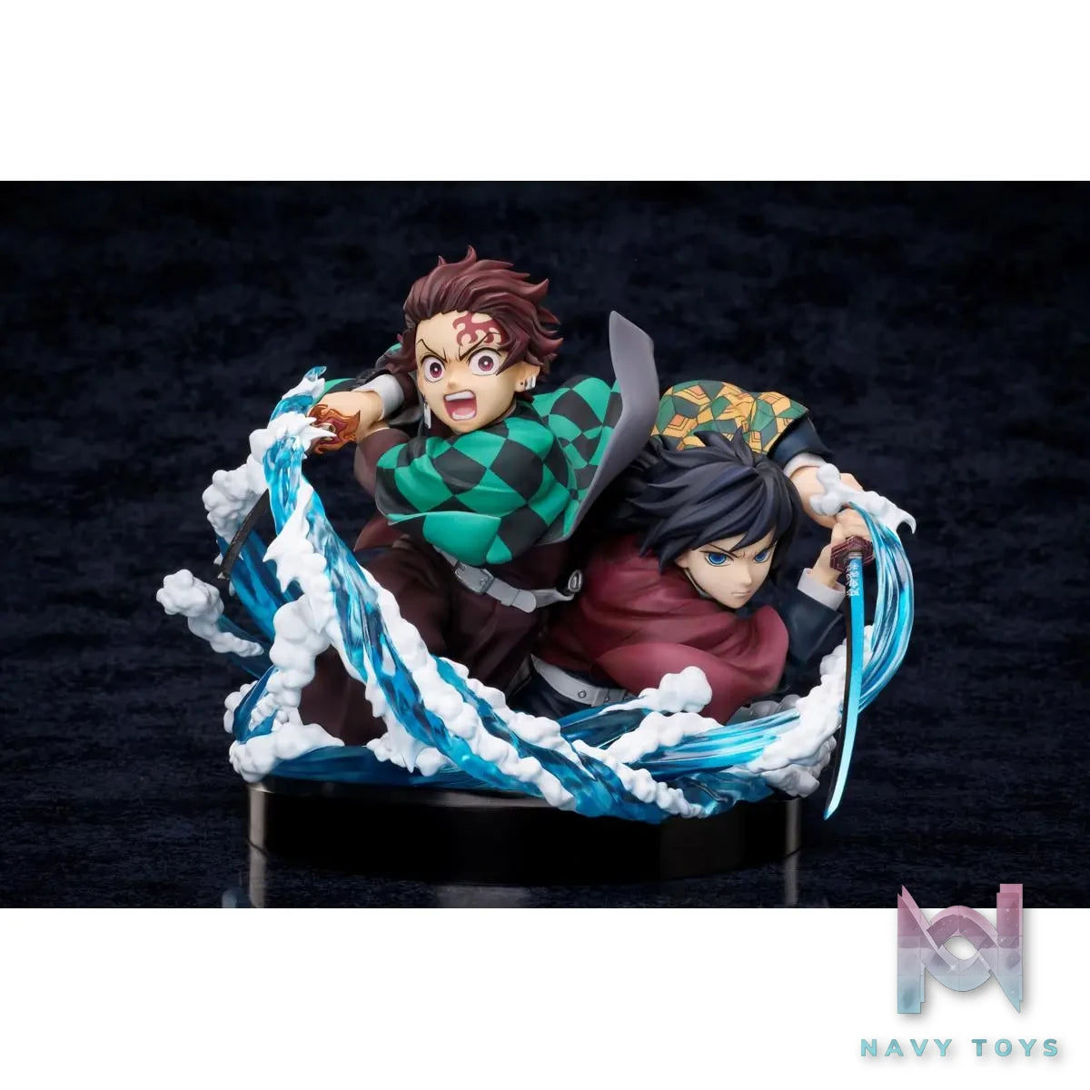 Aniplex – Demon Slayer: Kimetsu no Yaiba Tanjiro & Giyuu non-scale figure (Licensed)