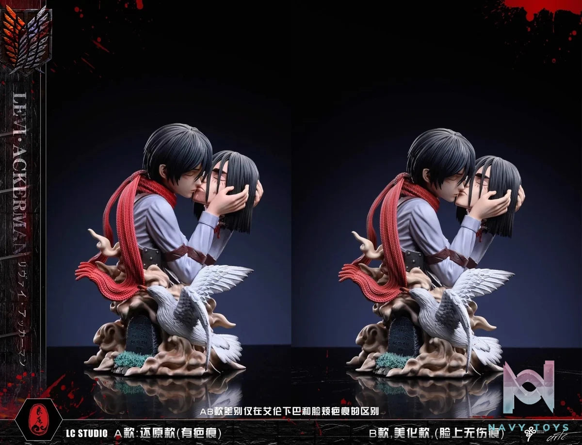 Eren & Mikasa Last Kiss - Attack on Titan - LC Studio resin statue lc Studio anime figure