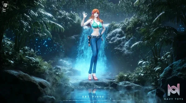 SPADES K Studio - One Piece Straw Hat Crew Resonance Series 06 Nami resin statue Navy Toys anime figure