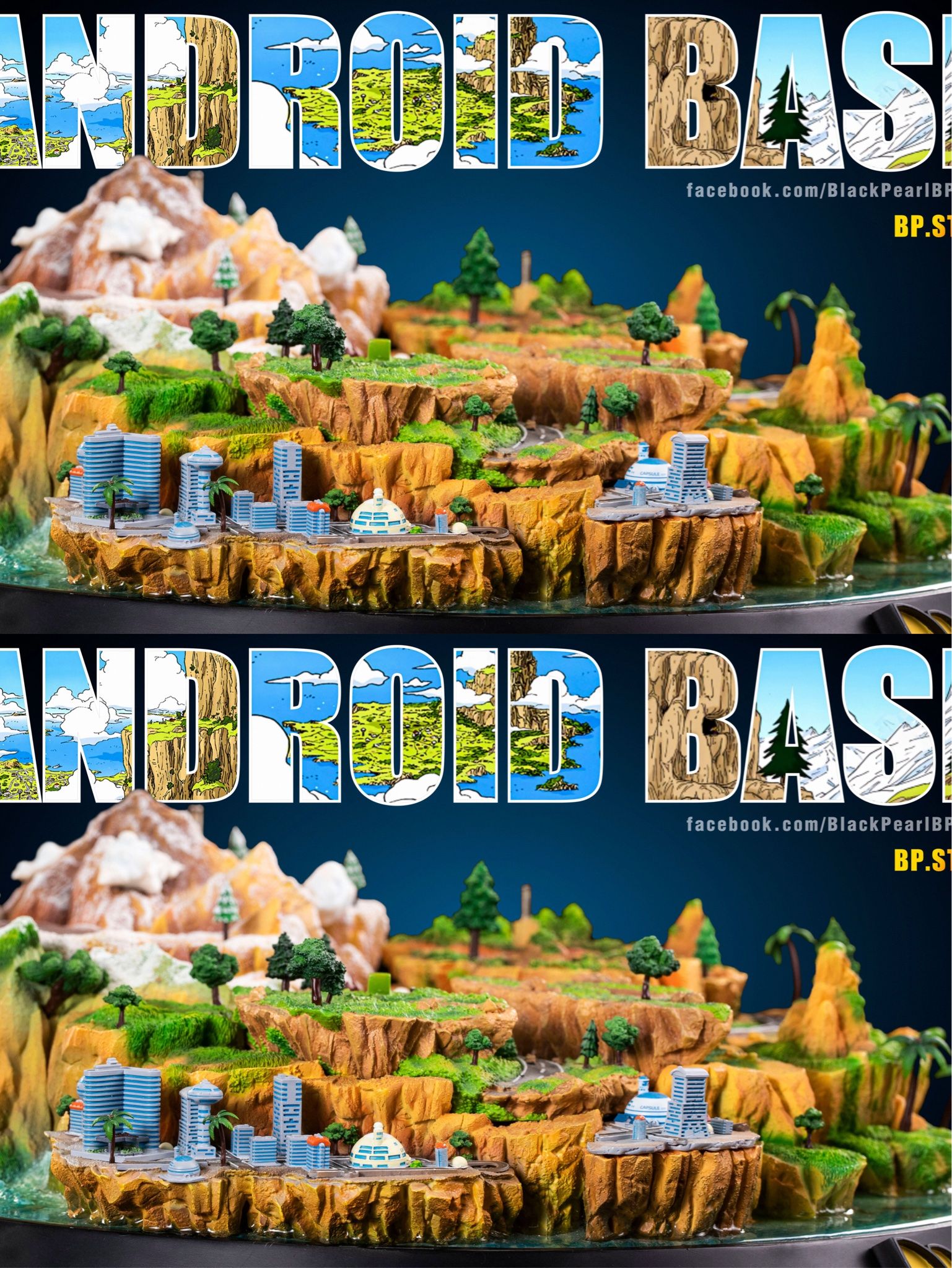 Androids Saga Combination Base - Dragon Ball - BP Studio resin statue Bp Studio anime figure