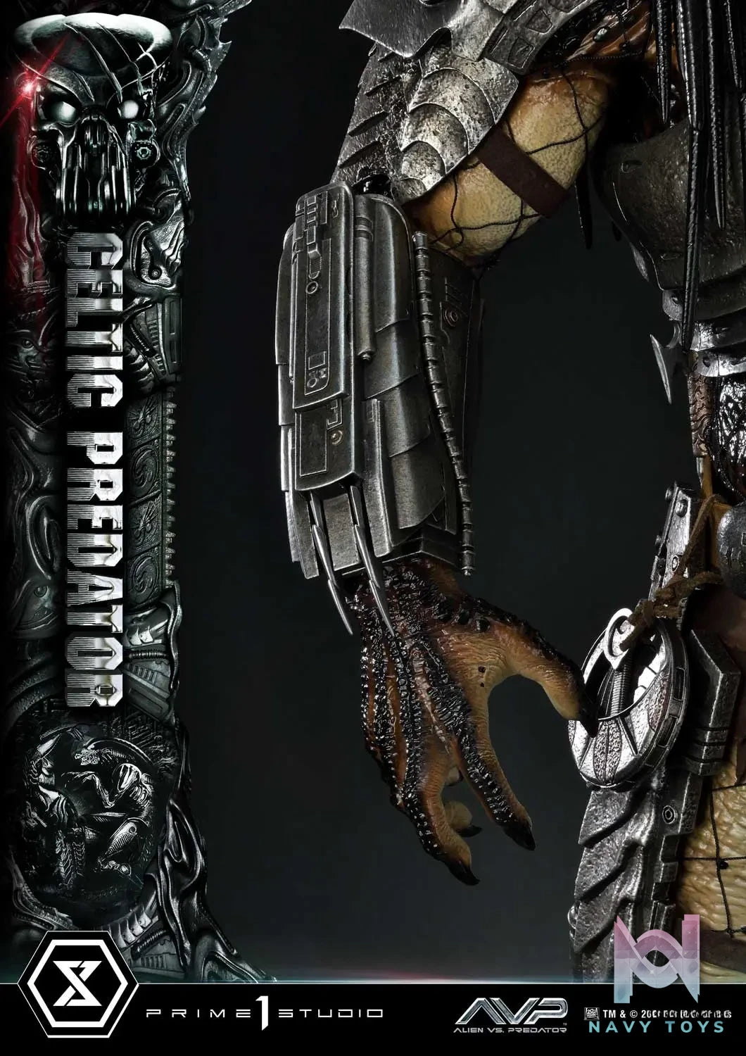 Prime 1 Studio Museum Masterline Alien vs. Predator Celtic Predator MMPR-05 MMPR-05S