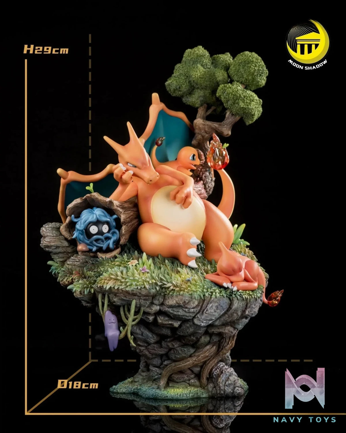Moon Shadow Studio – Pokémon Charizard Evolution Series