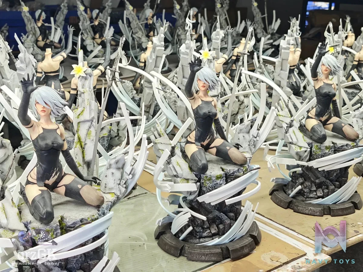 YorHa Studio - NieR:Automata YorHa Observation Report Council of Humanity Chapter 1 Ending C A2 resin statue Navy Toys anime figure