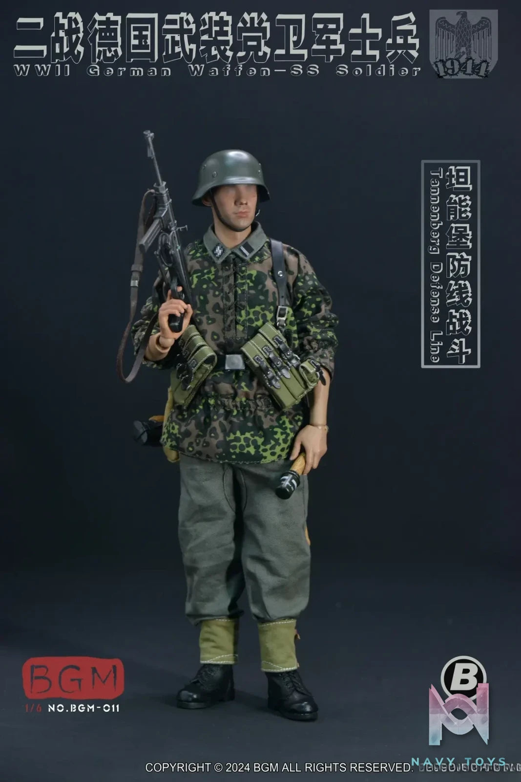 BGM Studio – 1/6 WWII German Waffen-SS Soldier Tannenberg Defense Line 1944 Accessory (Licensed)