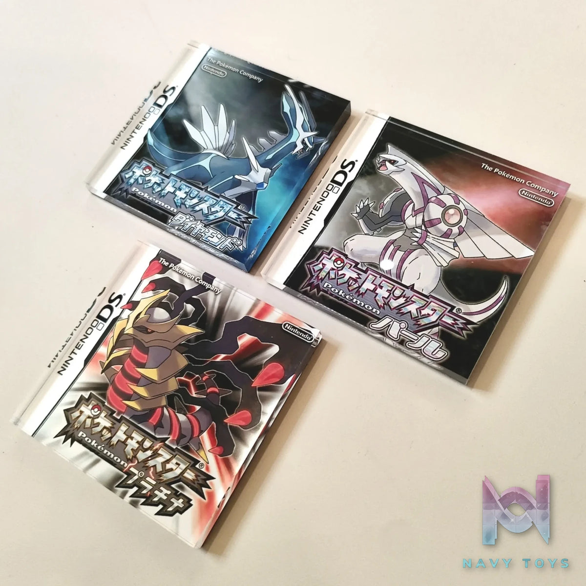 Pokemon Time Sa1tan Studio – Japanese NDS Cartridge Acrylic Brick Fridge Magnet Pokemon