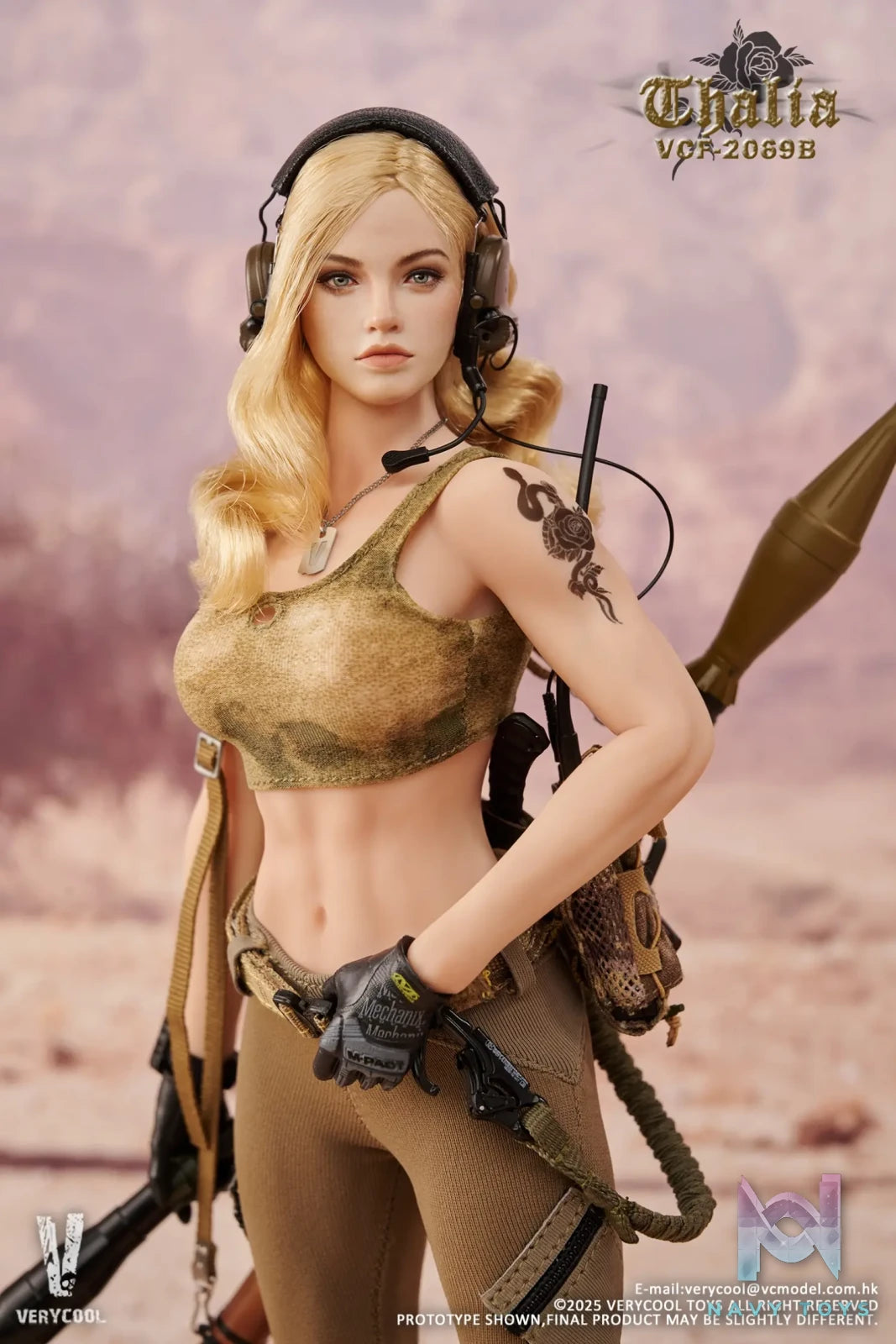VERYCOOL – 1/6 Scale Action Figure VCF-2069 Desert female soldier -Thalia (Licensed)