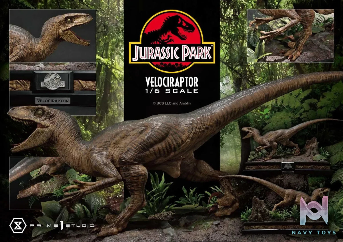 Prime 1 Studio – Legacy Museum Collection Jurassic Park (Film) Velociraptor Attack 1/6 scale LMCJP-04(Licensed)