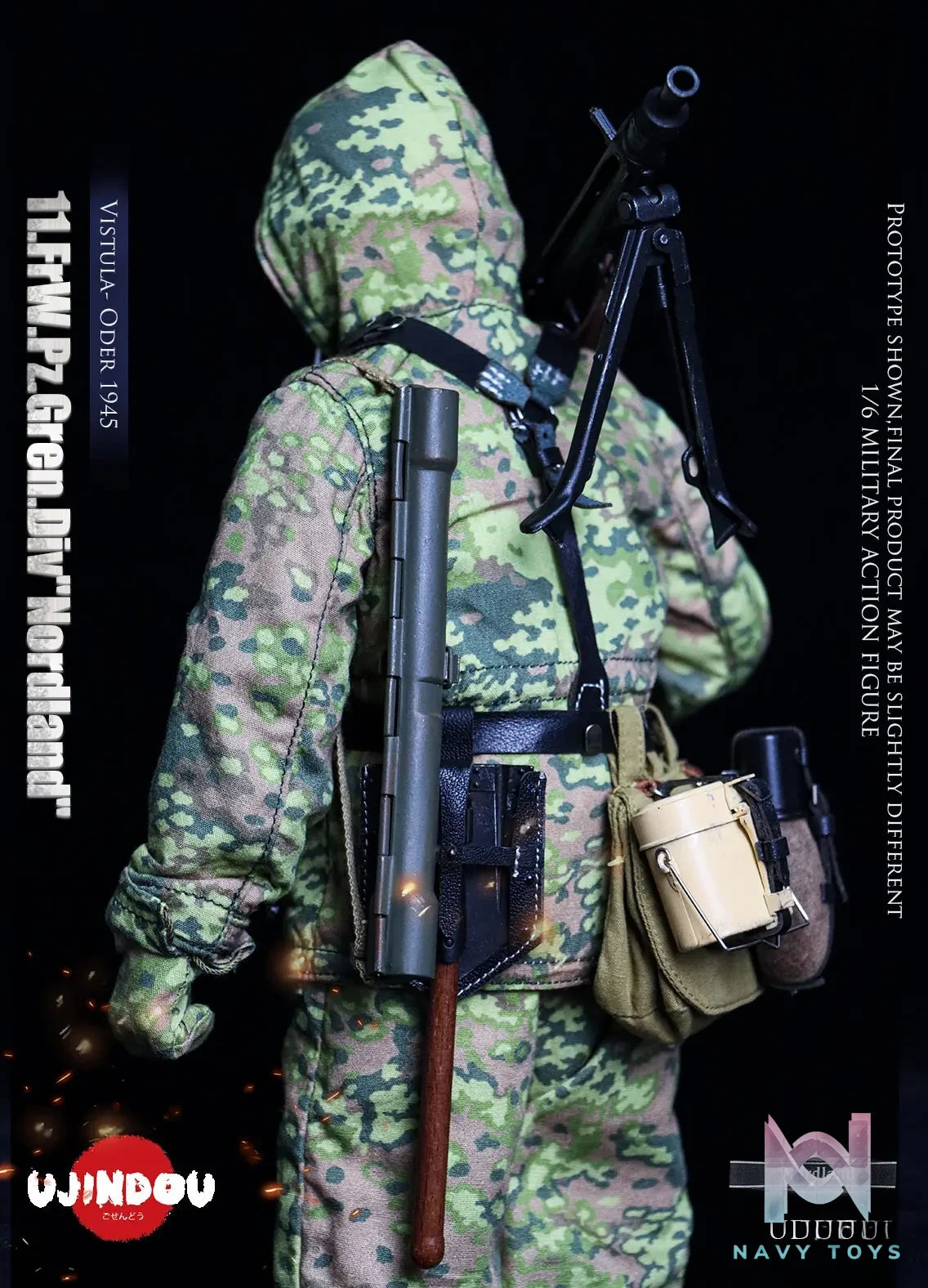 UJINDOU – 1/6 WWII 11. FrW. Pz. Gren. Div “Nordland”, Vistula – Oder 1945 UD9051 (Licensed)
