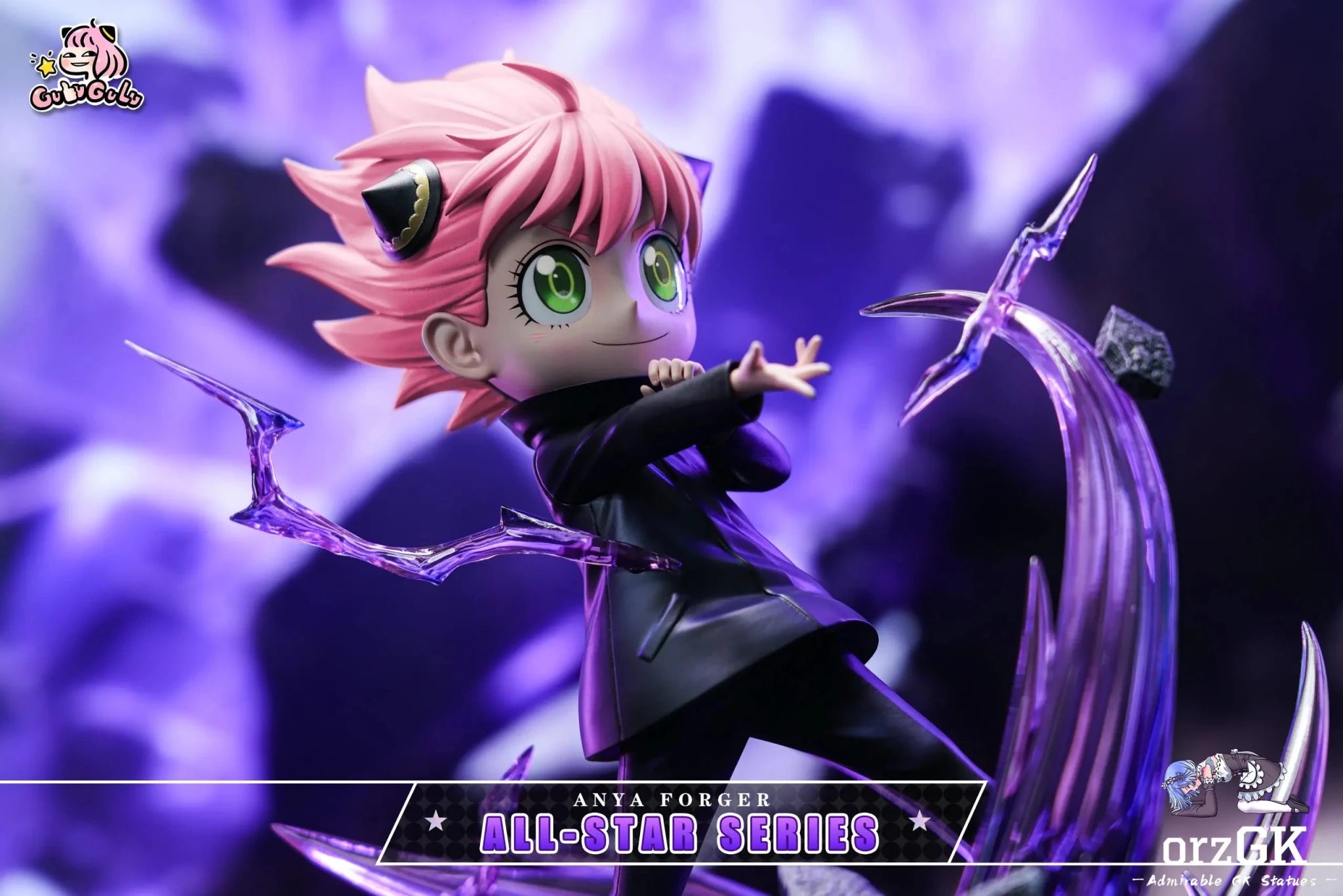 GuluGulu Studio - Spy x Family Anya cos Satoru Gojo resin statue Navy Toys anime figure
