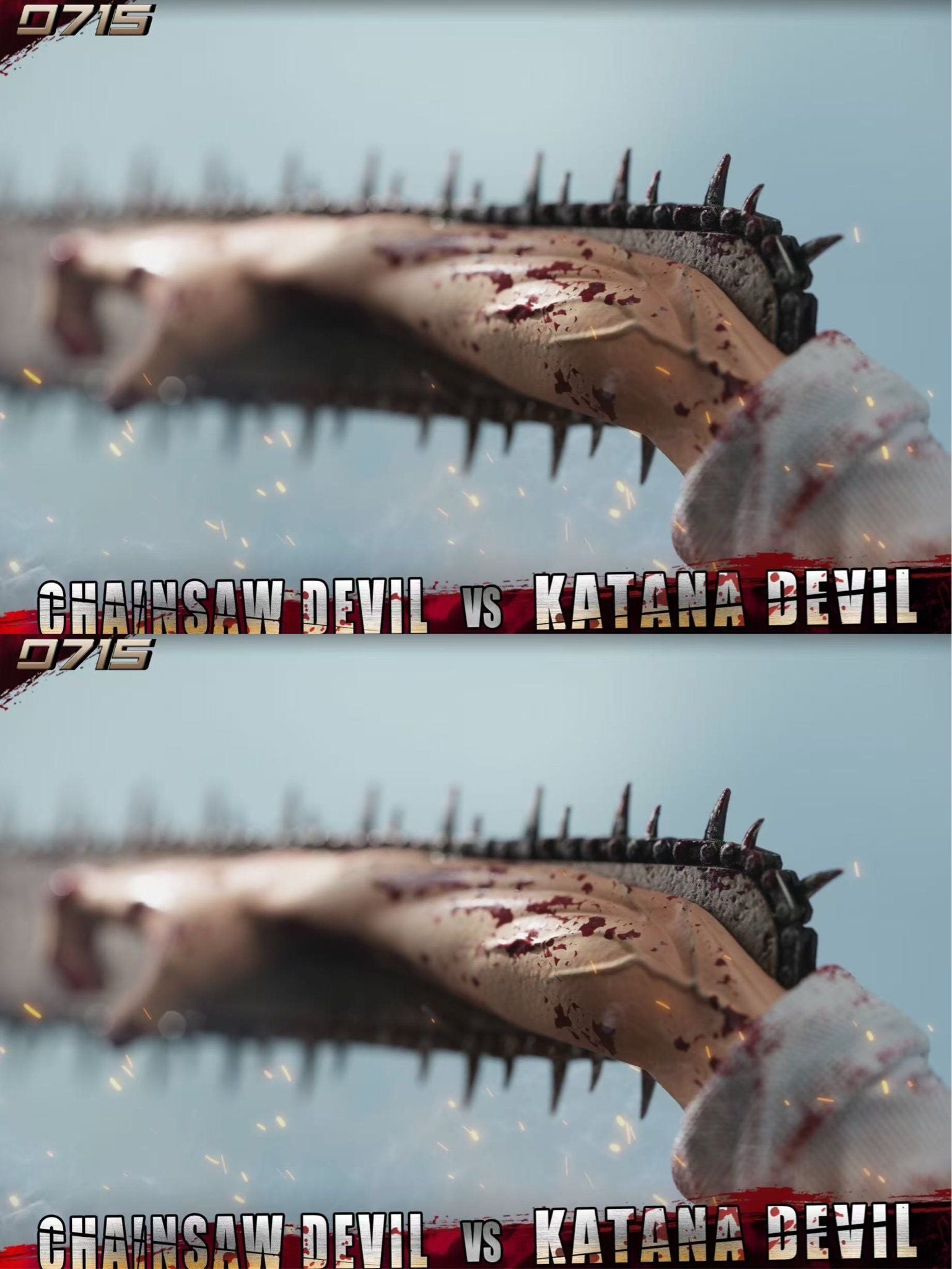 Denji vs Devil of the Knife - Chainsaw Man - 0715 Studio resin statue 0715 Studio anime figure