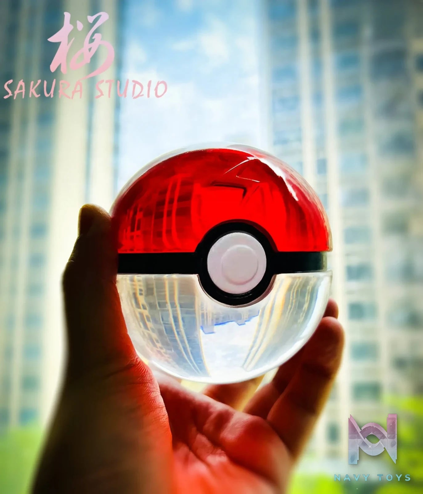 Sakura Studio – Pokémon Transparent Pokeball