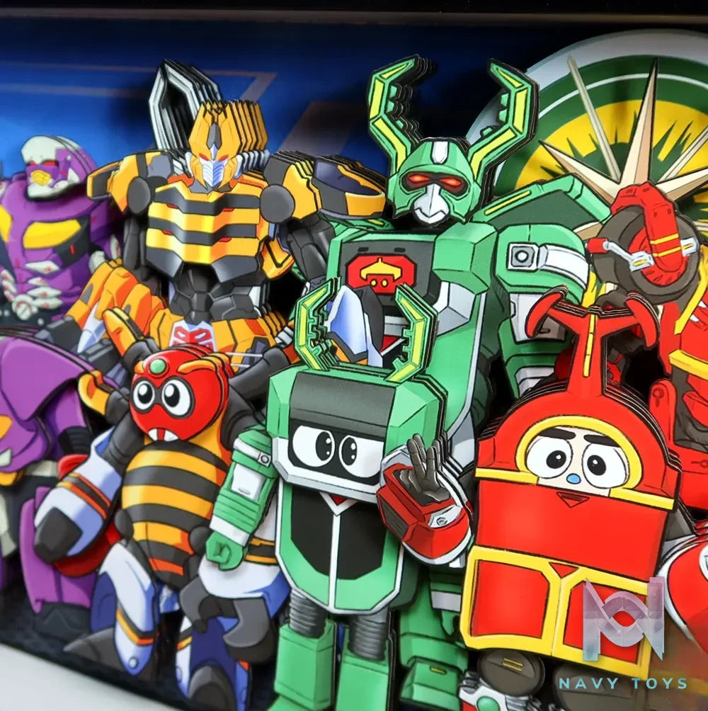 KALA HOME Studio – B-Robo Kabutack Multiple Characters 3D Decorative Painting B-Robo Kabutack