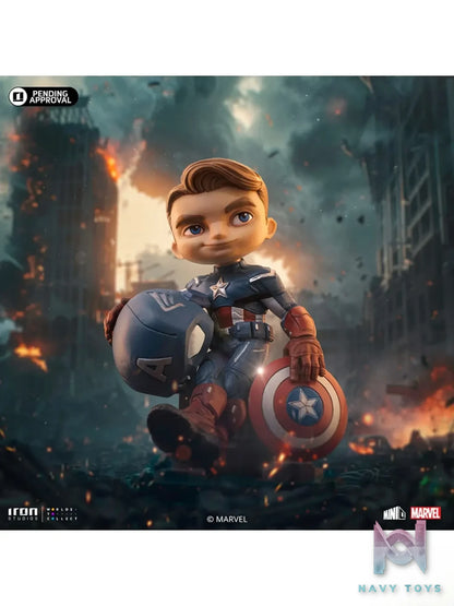 Iron Studio – Marvel MiniCo Series Spider-Man & Splinter & Apollo 11 Astronaut & Captain America (Licensed)