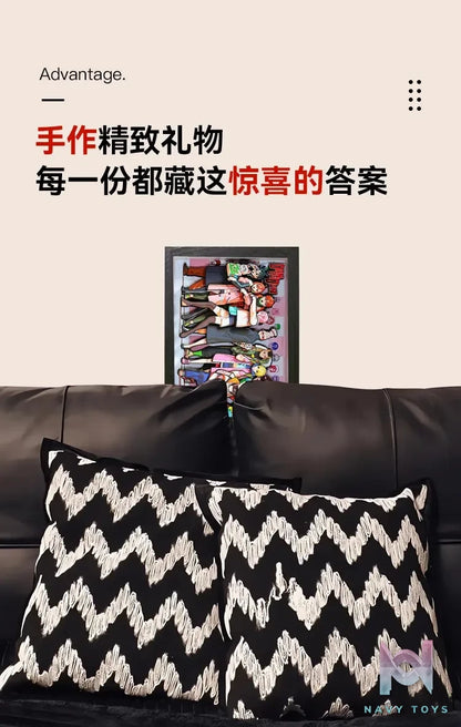 Yu Zhi Jiang Studio – Dandadan Multiple Characters 3D Decorative Painting Dandadan