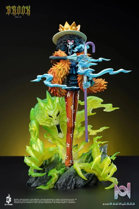 Dx Studio - ONE PIECE Soul King Brook resin statue Navy Toys anime figure