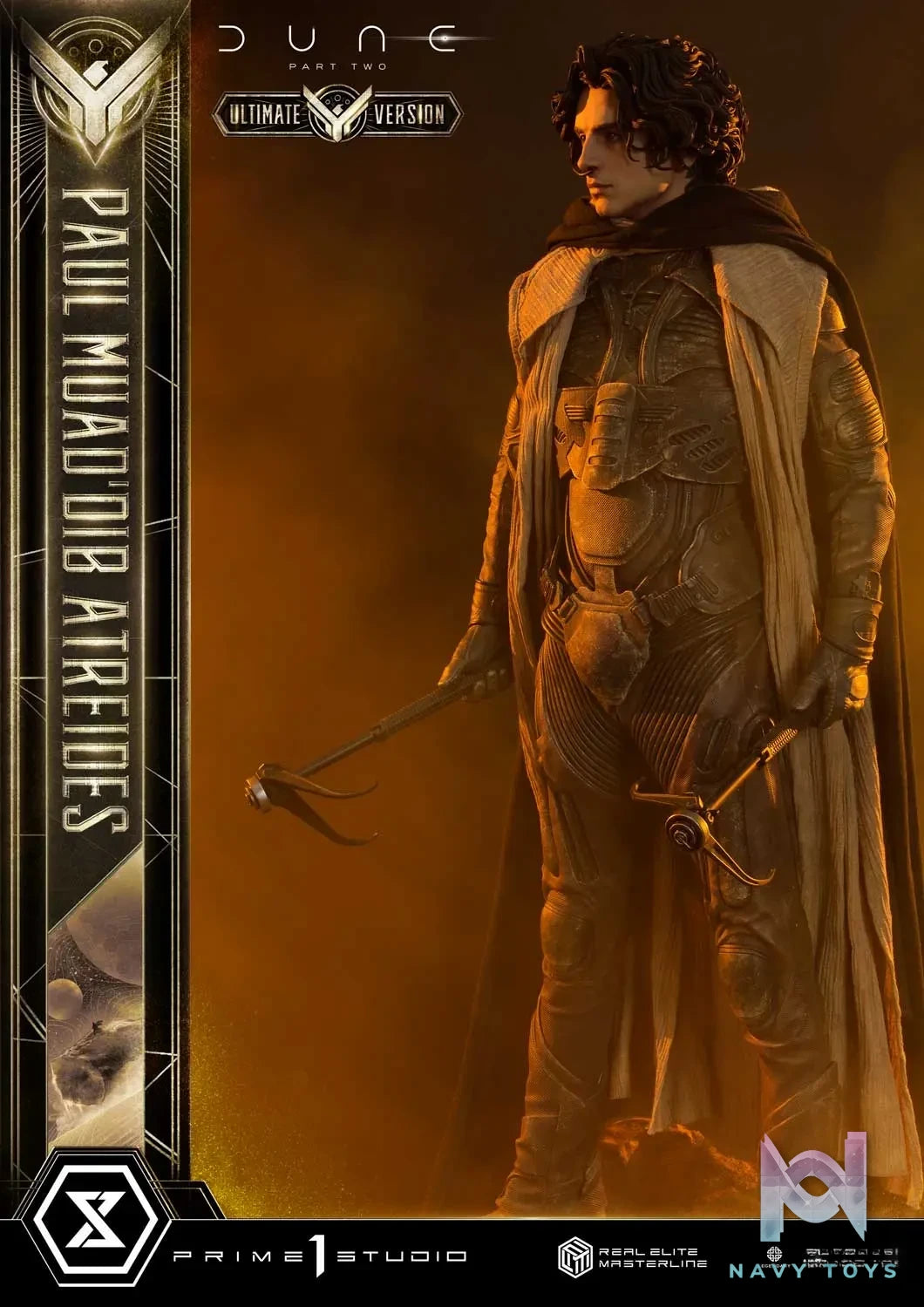 Prime 1 Studio – Real Elite Masterline Dune: Part Two (Film) Paul Atreides REMDUNE2-01 REMDUNE2-01UT REMDUNE2-01UTS (Licensed)