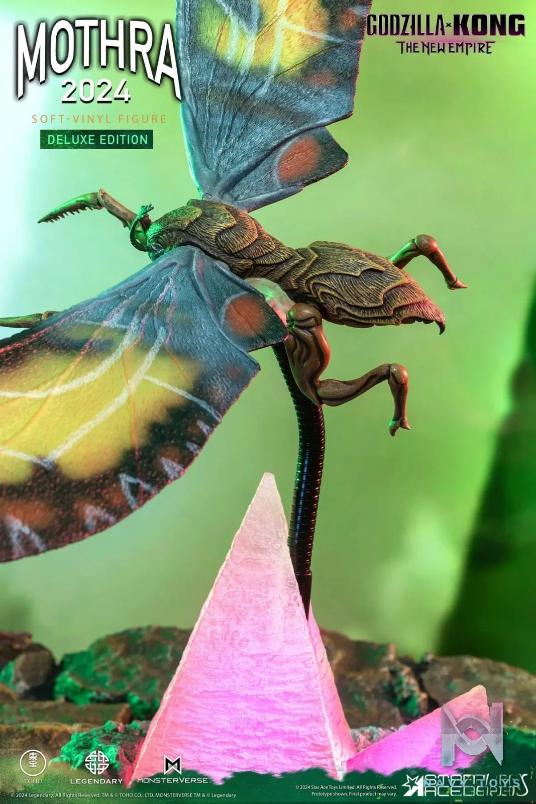 STAR ACE Toys Studio – Godzilla x Kong: The New Empire Mothra SA6058 Standard Version & SA6059 Deluxe Version (Licensed)