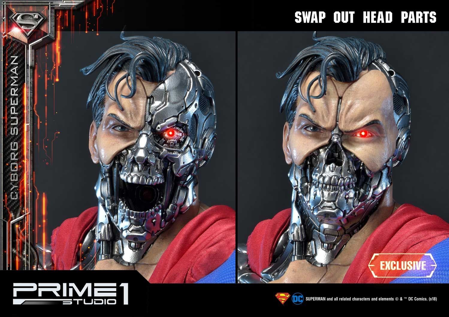 Cyborg Superman - Superman - Prime 1 Studio (MMDC - 32EX) resin statue Prime 1 Studio anime figure
