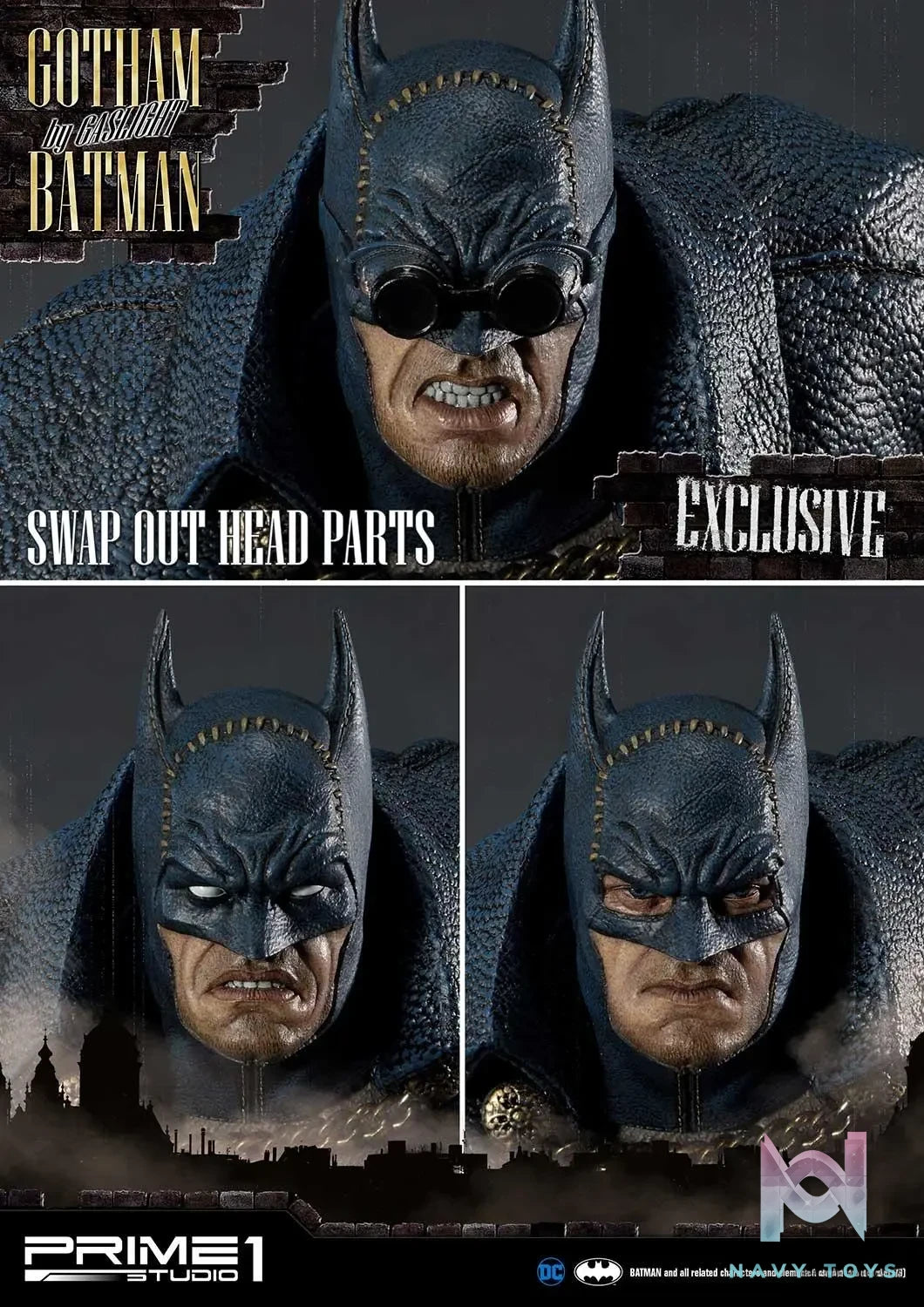 Prime 1 Studio – Concept Masterline Batman: Arkham Origins Gotham By Gaslight Batman CMDC-03 CMDC-03EX CMDC-04 CMDC-04EX (Licensed)