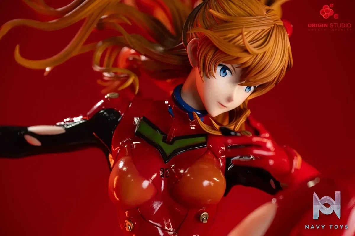 ORIGIN Studio - Neon Genesis Evangelion Soryu Asuka Langley Heart of Stone resin statue Navy Toys anime figure