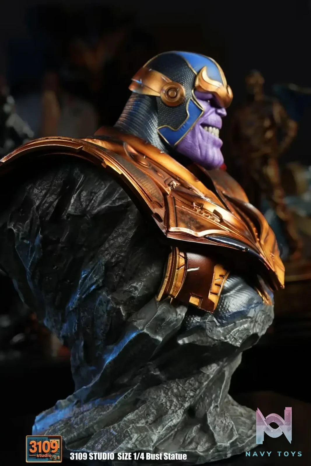3109 Studio - Marvel Thanos Bust resin statue Navy Toys anime figure