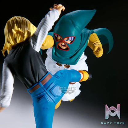 BANPRESTO – DRAGON BALL Z MATCH MAKERS MIGHTY MASK (VS Android 18 VS Mr. Satan) (Licensed)