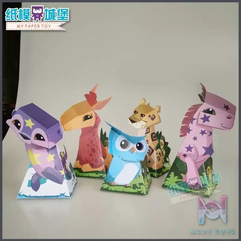 Qian Zhi Lu Studio – Animal Series Visual illusion 3D Paper Model DIY