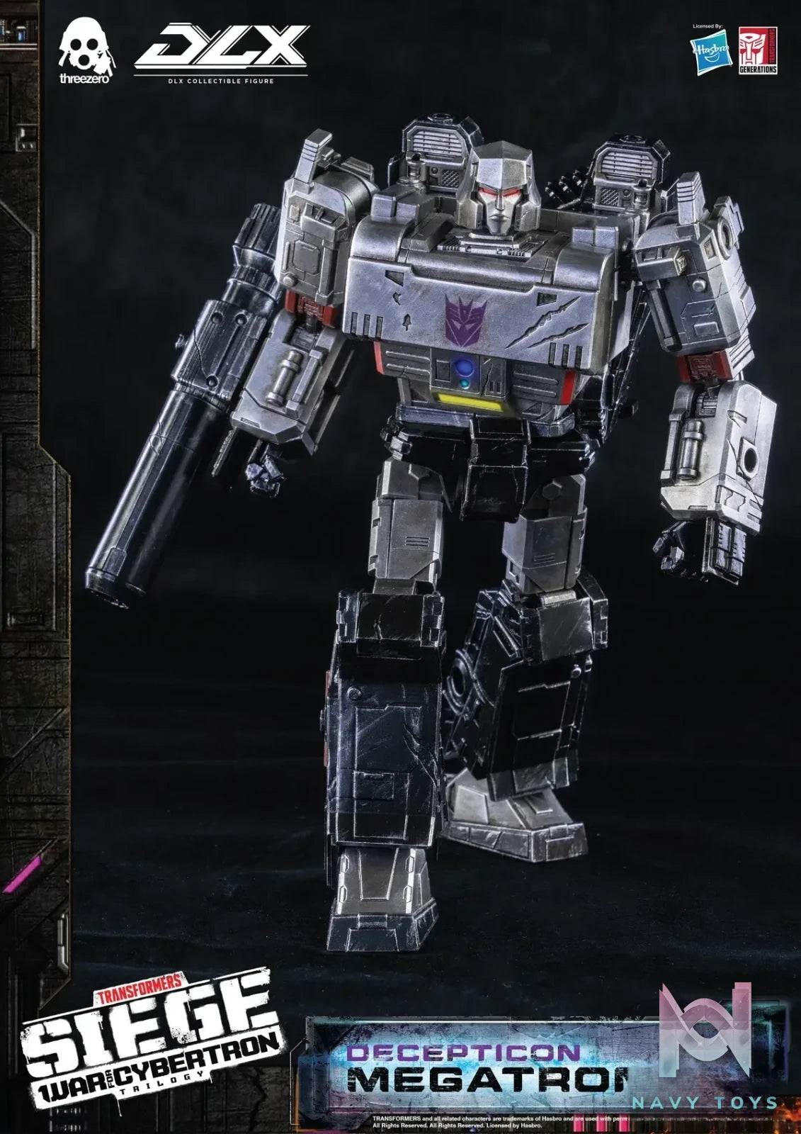 Threezero – Transformers: War for Cybertron DLX 10-inch Megatron (Licensed)