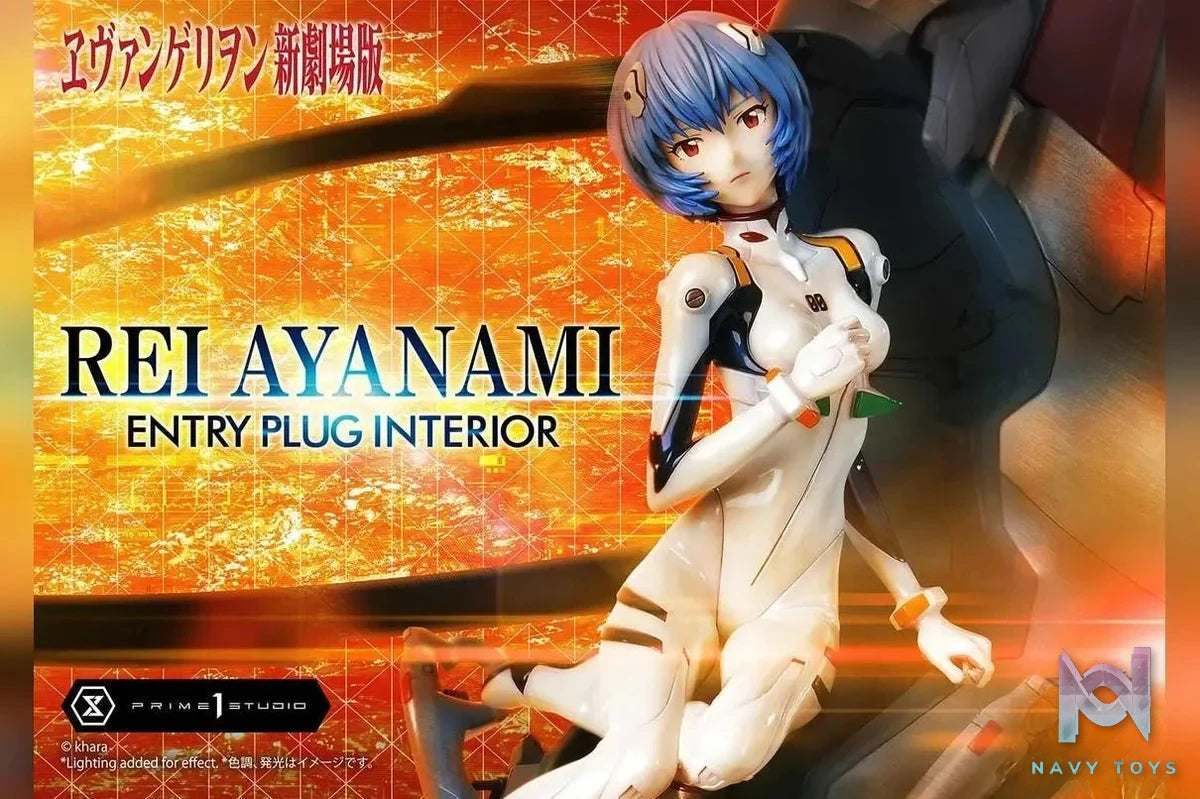 Prime 1 Studio - Ultimate Premium Masterline Evangelion(sinmov) Rei Ayanami (Entry Plug Interior) UPMEVA - 01 UPMEVA - 01S (Licensed) resin statue Navy Toys anime figure