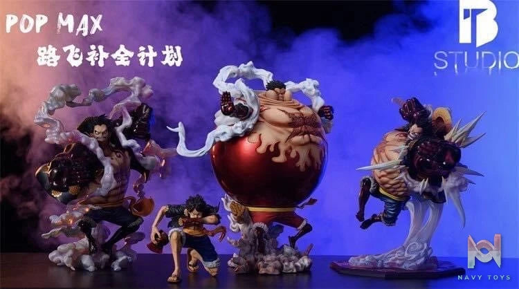 Luffy Tankman resin statue bt studio anime figure