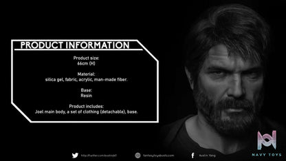 YJ Studio – The Last of Us Joel Miller 1:1 BUST