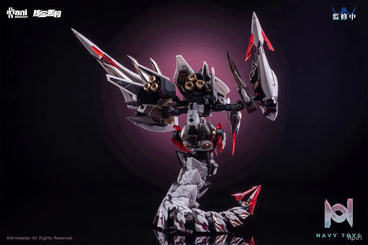 AniMester X Nuclear Gold Reconstruction – Polaris Star White 1/12 Plastic Model Kit (Licensed)