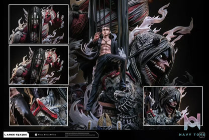 Hertz Studio - Attack On Titan Eren Jaeger resin statue Navy Toys anime figure