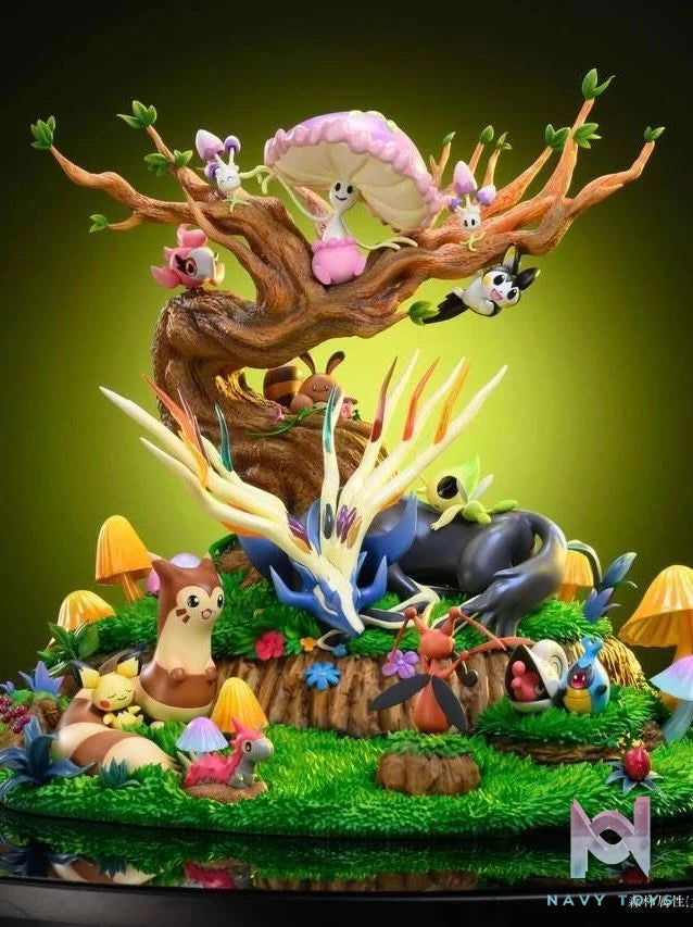 Forest Xerneas - Pokemon - Drawmon Studio resin statue Drawmon Studio anime figure