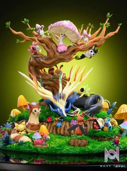 Forest Xerneas - Pokemon - Drawmon Studio resin statue Drawmon Studio anime figure