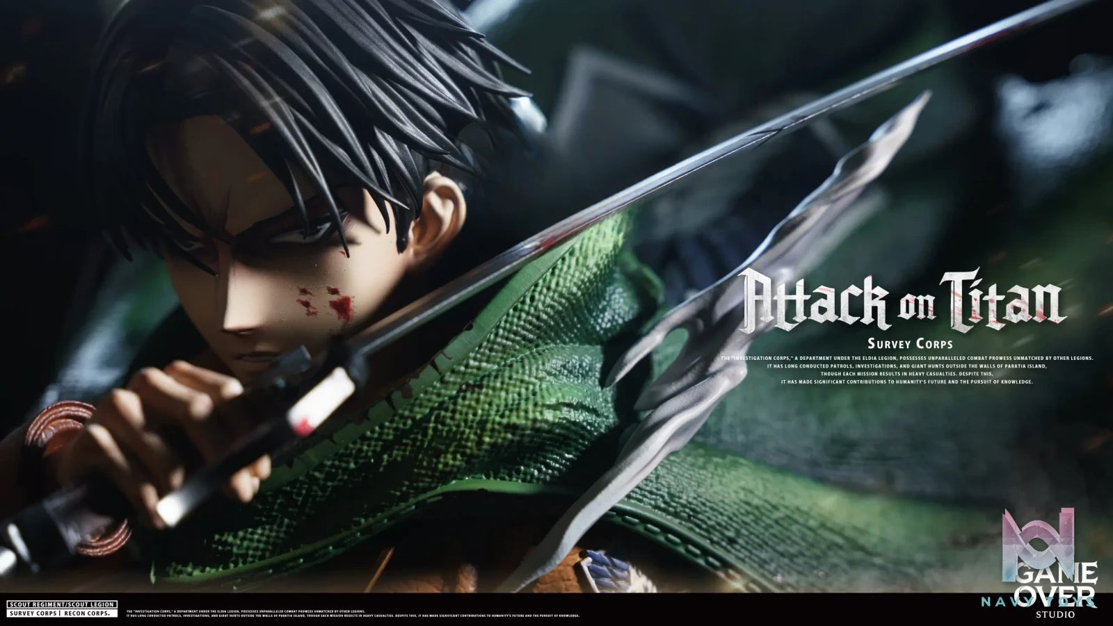 Game Over Studio – Levi Ackerman Attack On Titan