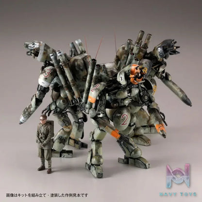 Kaiyodo – ARTPLA Maschinen Krieger Final Hund Set X Jerry Can Man 1/35 Plastic Model (Licensed)