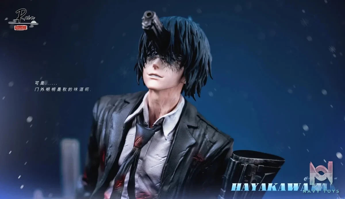 Rain Studio - Chainsaw Man Gun Devil Aki Hayakawa resin statue Navy Toys anime figure