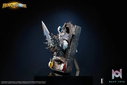 HEX Collectibles – Blizzard Official Licensed Hearthstone Lich King Card Art Statue HEXFRAME04 (Licensed)