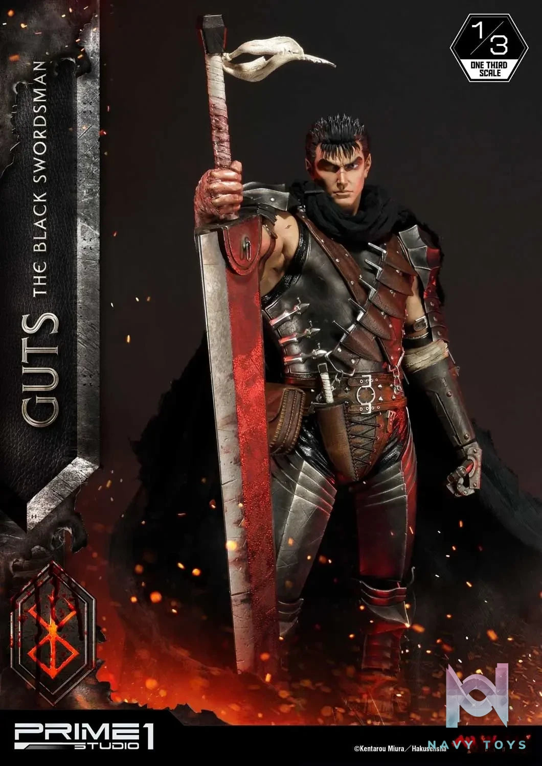 Prime 1 Studio – Museum Masterline Berserk Guts The Black Swordsman MMBR-01 MMBR-01DX (Licensed)