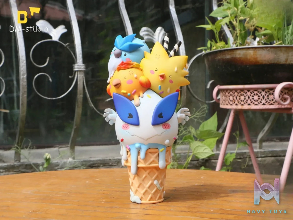 DM Studios – Pokémon Ice Cream Series Lugia and the Three Legendary Birds