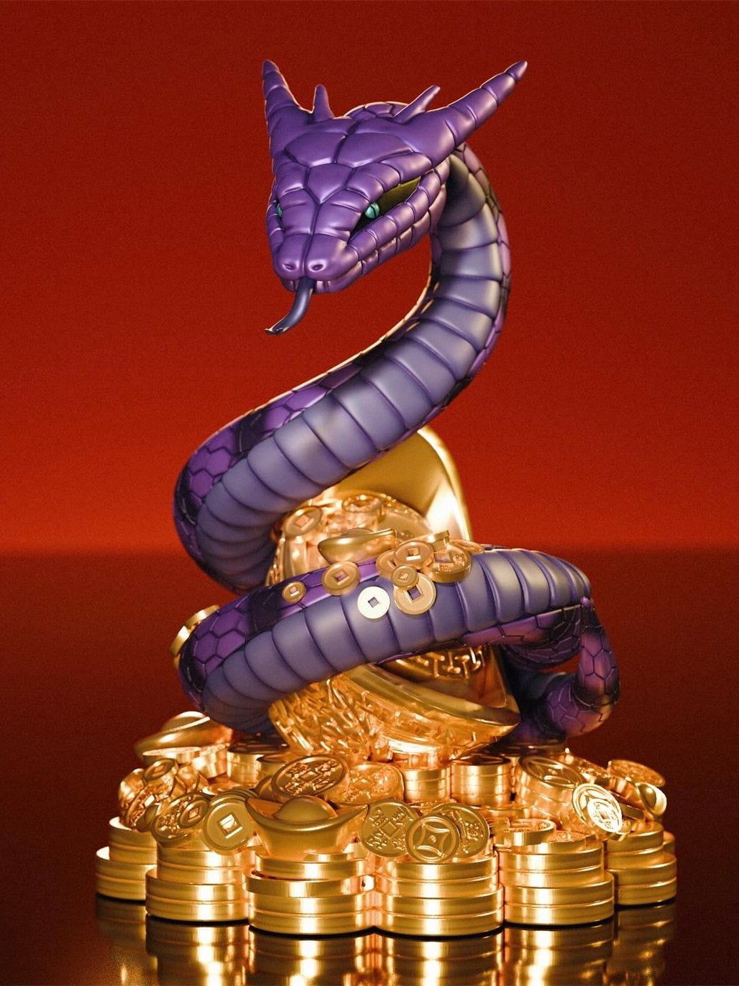 Manda Auspicious Serpent Brings Blessings - Naruto - NINJA Studio resin statue Ninja Studio anime figure