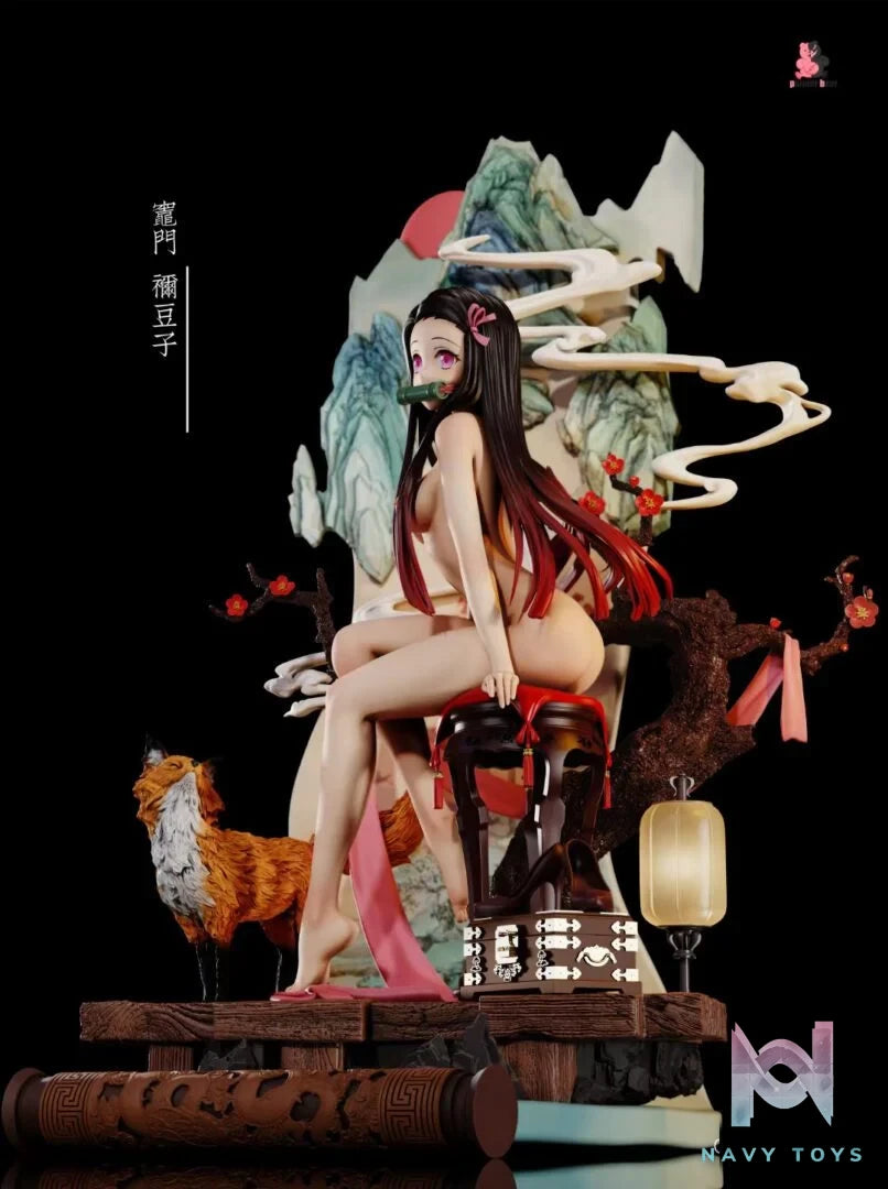 Nezuko - Pointer Bear resin statue pointer bear studio anime figure