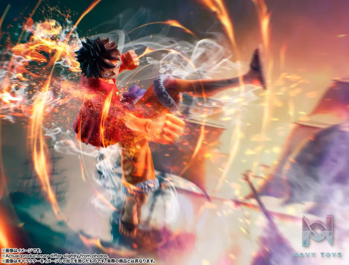 BANDAI SPIRITS – S.H.Figuarts Monkey D. Luffy Onigashima Raid ONE PIECE (Licensed)